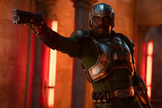 Idris Elba stars as 'Man At Arms'